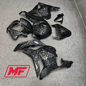 Monster Fairings Full Kit Honda CBR600RR 09-12 Forged Carbon Fiber Style + Windshield + Gas Tank Cover