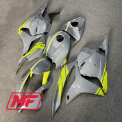 Monster Fairings Full Kit Honda CBR600RR 09-12 Nardo Grey with High Viz + Windshield + Gas Tank Cover