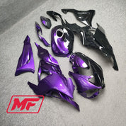 Monster Fairings Full Kit Honda CBR600RR 09-12 Gloss Purple Black Split + Windshield + Gas Tank Cover