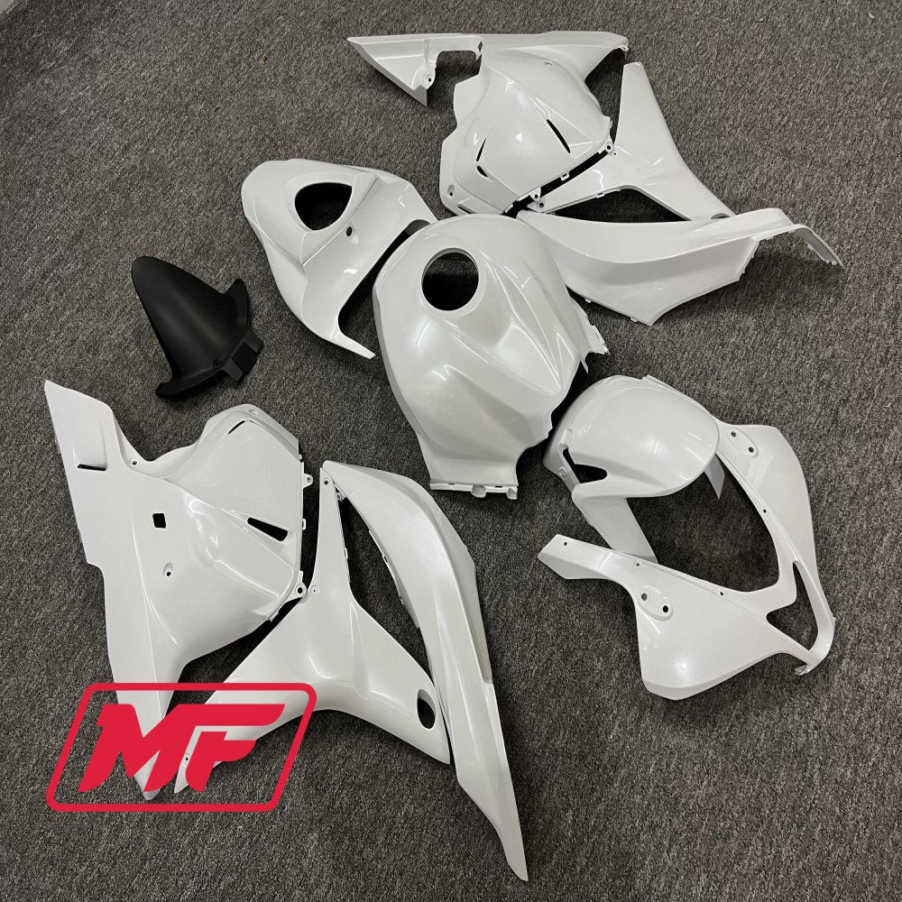 Monster Fairings Full Kit Honda CBR600RR 09-12 White Pearl + Windshield + Gas Tank Cover