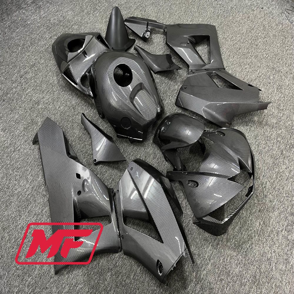 Monster Fairings Full Kit Honda CBR600RR 13-21 Carbon Fiber Style + Windshield + Gas Tank Cover