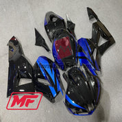 Monster Fairings Full Kit Honda CBR600RR 13-25 Gloss Blue and Black + Windshield + Gas Tank Cover