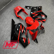 Monster Fairings Full Kit Honda CBR954 02-03 Red and Black + Windshield + Gas Tank Cover