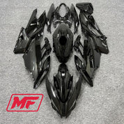 Monster Fairings Full Kit Kawasaki EX400 18-23 Gloss Black + Windshield + Gas Tank Cover