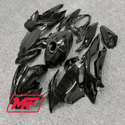 Monster Fairings Full Kit Kawasaki EX400 18-23 Gloss Black + Windshield + Gas Tank Cover