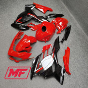 Monster Fairings Full Kit Kawasaki EX400 18-23 Gloss Red Black Silver + Windshield + Gas Tank Cover
