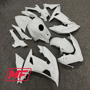 Monster Fairings Full Kit Kawasaki Ninja650 17 Gloss White + Windshield + Gas Tank Cover