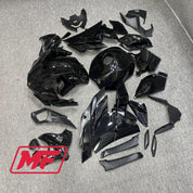 Monster Fairings Full Kit Kawasaki Ninja H2 15-23 Gloss Black + Windshield + Gas Tank Cover