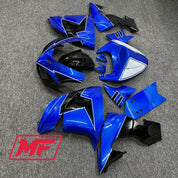 Monster Fairings Full Kit Kawasaki ZX-10R 06-07 Baby Blue and Black + Windshield + Gas Tank Cover