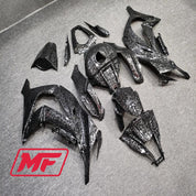 Monster Fairings Full Kit Kawasaki ZX-10R 11-15 Forged Carbon Fiber Style + Windshield + Gas Tank Cover