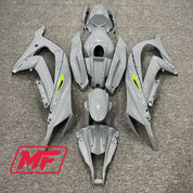 Monster Fairings Full Kit Kawasaki ZX-10R 11-15 Green and Nardo Grey + Windshield + Gas Tank Cover