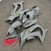 Monster Fairings Full Kit Kawasaki ZX-10R 11-15 Green and Nardo Grey + Windshield + Gas Tank Cover