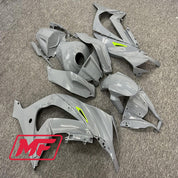 Monster Fairings Full Kit Kawasaki ZX-10R 11-15 Green and Nardo Grey + Windshield + Gas Tank Cover