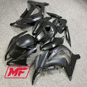 Monster Fairings Full Kit Kawasaki ZX-10R 16-20 Matte Black + Windshield + Gas Tank Cover