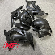 Monster Fairings Full Kit Kawasaki ZX-10R 16-20 Matte Black + Windshield + Gas Tank Cover