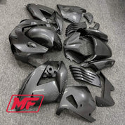 Monster Fairings Full Kit Kawasaki ZX-14R 06-11 Carbon Fiber Style + Windshield + Gas Tank Cover