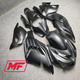Monster Fairings Full Kit Kawasaki ZX-14R 06-11 Matte Black + Windshield + Gas Tank Cover