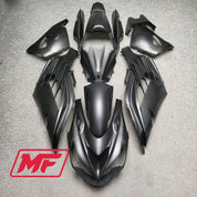 Monster Fairings Full Kit Kawasaki ZX-14R 06-11 Matte Black + Windshield + Gas Tank Cover