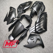 Monster Fairings Full Kit Kawasaki ZX-14R 06-11 Matte Black + Windshield + Gas Tank Cover