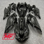 Monster Fairings Full Kit Kawasaki ZX-14R 12-23 Gloss Black + Windshield + Gas Tank Cover