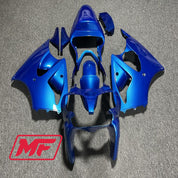 Monster Fairings Full Kit Kawasaki ZX-6R 00-02 Gloss Blue + Windshield + Gas Tank Cover