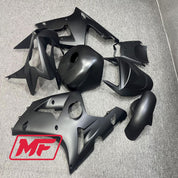 Monster Fairings Full Kit Kawasaki ZX-6R 03-04 Matte Black + Windshield + Gas Tank Cover