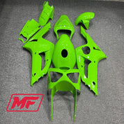 Monster Fairings Full Kit Kawasaki ZX-6R 03-04 OEM Green + Windshield + Gas Tank Cover