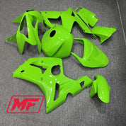 Monster Fairings Full Kit Kawasaki ZX-6R 03-04 OEM Green + Windshield + Gas Tank Cover