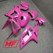 Monster Fairings Full Kit Kawasaki ZX-6R 03-04 Gloss Pink + Windshield + Gas Tank Cover