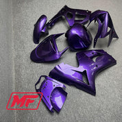 Monster Fairings Full Kit Kawasaki ZX-6R 03-04 Gloss Purple + Windshield + Gas Tank Cover