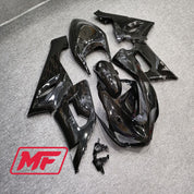 Monster Fairings Full Kit Kawasaki ZX-6R 05-06 Gloss Black + Windshield + Gas Tank Cover