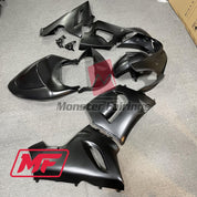 Monster Fairings Full Kit Kawasaki ZX-6R 05-06 Matte Black + Windshield + Gas Tank Cover