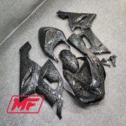 Monster Fairings Full Kit Kawasaki ZX-6R 05-06 Forged Carbon Fiber Style + Windshield + Gas Tank Cover