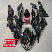 Monster Fairings Full Kit Kawasaki ZX-6R 13-18 Gloss Black + Windshield + Gas Tank Cover