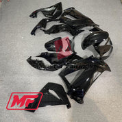 Monster Fairings Full Kit Kawasaki ZX-6R 13-18 Gloss Black + Windshield + Gas Tank Cover