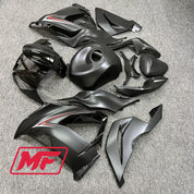 Monster Fairings Full Kit Kawasaki ZX-6R 13-18 Matte Black + Windshield + Gas Tank Cover