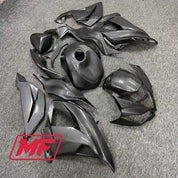 Monster Fairings Full Kit Kawasaki ZX-6R 13-18 Carbon Fiber Style + Windshield + Gas Tank Cover