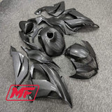 Kit completo de carenado Monster para Kawasaki ZX-6R 13-18 estilo fibra de carbono + parabrisas + tapa de depósito de gasolina