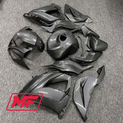 Monster Fairings Full Kit Kawasaki ZX-6R 13-18 Carbon Fiber Style + Windshield + Gas Tank Cover