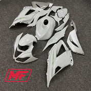 Monster Fairings Full Kit Kawasaki ZX-6R 13-18 Pearl White + Windshield + Gas Tank Cover