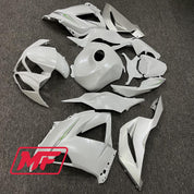 Monster Fairings Full Kit Kawasaki ZX-6R 13-18 Pearl White + Windshield + Gas Tank Cover