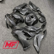 Monster Fairings Full Kit Kawasaki ZX-6R 19-23 Carbon Fiber Style + Windshield + Gas Tank Cover
