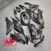 Monster Fairings Full Kit Kawasaki ZX-6R 19-23 Forged Carbon Fiber Style + Windshield + Gas Tank Cover