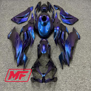 Monster Fairings Full Kit Kawasaki ZX-6R 19-23 Purple Gradient + Windshield + Gas Tank Cover