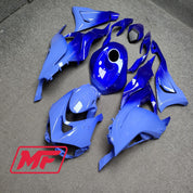 Monster Fairings Full Kit Kawasaki ZX-6R 24 Gloss Blue Gradient + Windshield + Gas Tank Cover
