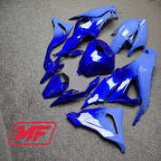 Monster Fairings Full Kit Kawasaki ZX-6R 24 Gloss Blue Gradient + Windshield + Gas Tank Cover