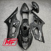 Monster Fairings Full Kit Suzuki GSXR1000 03-04 Forged Carbon Fiber Style + Windshield + Gas Tank Cover