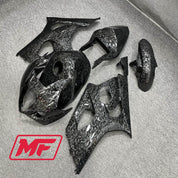 Monster Fairings Full Kit Suzuki GSXR1000 03-04 Forged Carbon Fiber Style + Windshield + Gas Tank Cover