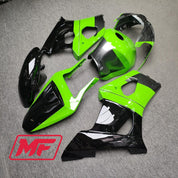 Monster Fairings Full Kit Suzuki GSXR1000 03-04 Gloss Green Black Grey + Windshield + Gas Tank Cover
