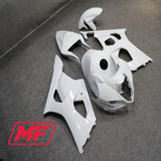 Monster Fairings Full Kit Suzuki GSXR1000 03-04 Gloss White + Windshield + Gas Tank Cover